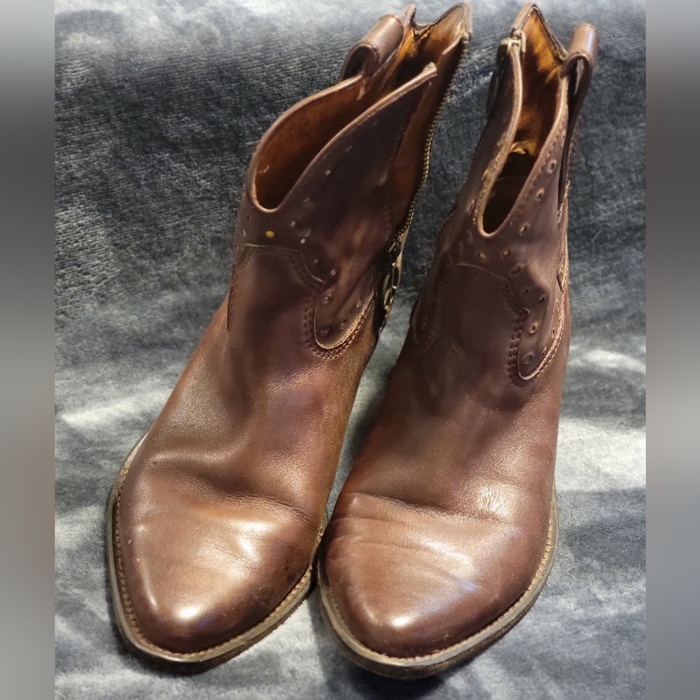LUCKY BRAND Leather ankle boots